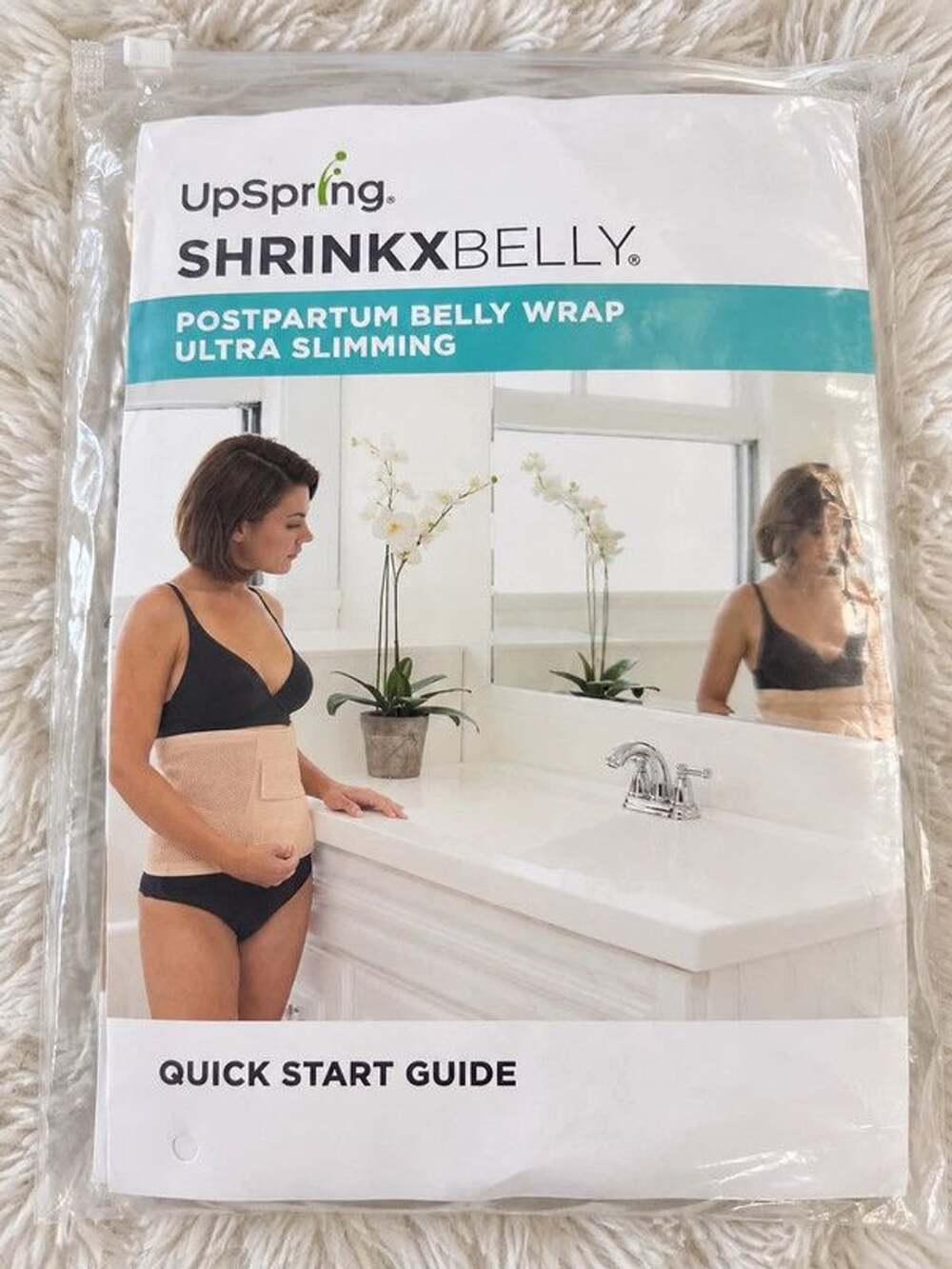 UpSpring Shrinkx Belly Postpartum Belly Wrap Slimming Black small/medium